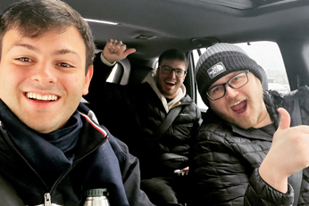 Justin Bartak conducting design sprint workshop with cross-disciplinary team including UX designers, developers, and product strategists