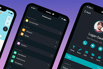 Gro CRM Apple-first business platform demonstrating Justin Bartak's design leadership in creating globally recognized CRM software for 23 million users