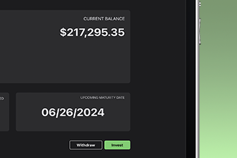 Norhart Invest fintech platform dashboard showcasing minimalist investment interface design with real-time portfolio analytics by Justin Bartak