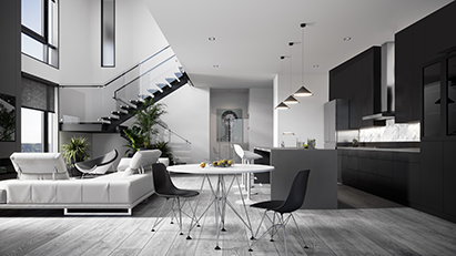 Norhart comprehensive design language showcasing cohesive branding identity with contemporary architecture and innovative real estate development aesthetics