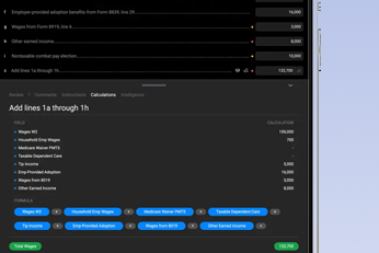 Taxa AI-powered tax software dashboard interface designed by Justin Bartak