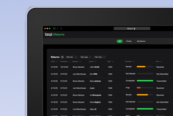 Taxa AI tax software featuring elegant product design with large language model integration and intuitive user interface for accounting professionals